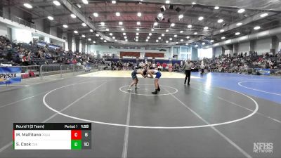 152 lbs Round 1 (3 Team) - Sixx Cook, Central Valley Academy vs Mike Malfitano, Pearl River Sr HS