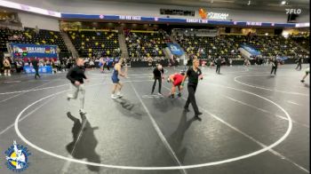 190 lbs 23rd Place Match - Isaac Miller, La Crosse Aquinas vs Steel Morgan, Linn-Mar