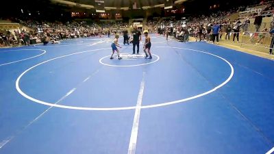 90 lbs Consi Of 4 - Charlie Thompson, Mojo Grappling Academy vs Zoey Benn, Smith Wrestling Academy