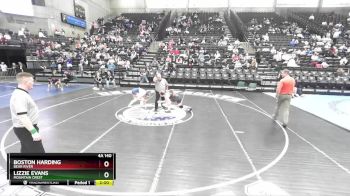 4A 140 lbs Cons. Round 2 - Boston Harding, Bear River vs Lizzie Evans, Mountain Crest