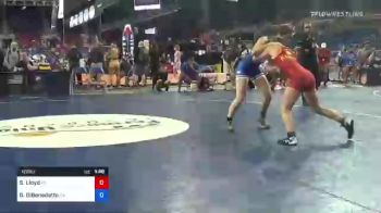 122 lbs Round Of 32 - Sophie Lloyd, Kansas vs Gianna DiBenedetto, California