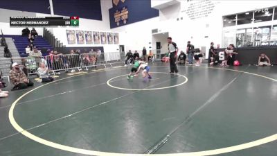 41 lbs 1st Place Match - Hector Hernandez, South Bay HULKS vs Rocco Camarena, So Cal Hammers Wrestling