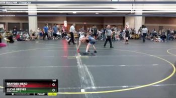 100 lbs Round 2 (6 Team) - Brayden Head, Contenders WA vs Lucas Reeves, Steel Valley