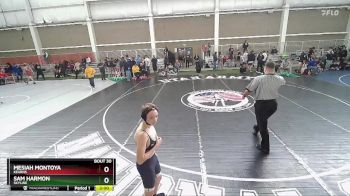 120 lbs Champ. Round 1 - Sam Harmon, Skyline vs Mesiah Montoya, Kearns