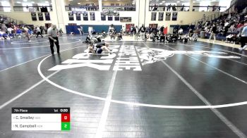 189 lbs 7th Place - Connor Smalley, Notre Dame Green Pond vs Nate Campbell, Norwin