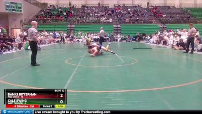 150 lbs Placement Matches (8 Team) - Cale Ewing, West Forsyth vs Banks Bitterman, Mill Creek