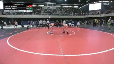 110 lbs Round Of 16 - Carter Schmidt, Gilbertsville vs Journee Duffy, Milford