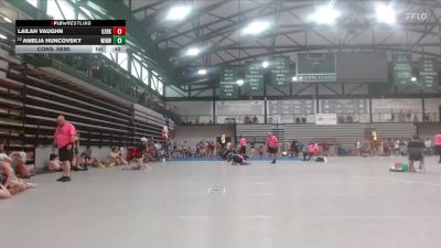 110-120 lbs Cons. Semi - Amelia Huncovsky, Northwest Lions vs Lailah Vaughn, Streator