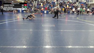 78 lbs Round Of 16 - Camden Porter, Neighborhood W.C. vs Duke Peachey, Mifflin County