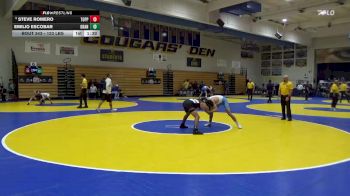 123 lbs Round Of 16 - Steve Romero, Toppenish (WA) vs Emilio Escobar, Granite Hills-El Cajon