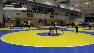 123 lbs Round Of 16 - Steve Romero, Toppenish (WA) vs Emilio Escobar, Granite Hills-El Cajon