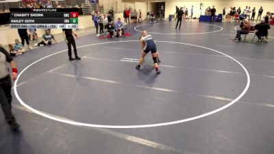 14U GIRLS - 150 lbs 1st Place Match - Chasity Skerik, Bemidji Wrestling Club vs Hailey Goth, Summit Wrestling Academy