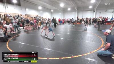 70 lbs Quarterfinal - Kyzer Powers, C2X vs Micah &#10014; Owens, Legacy Elite Wrestling