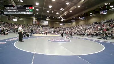 2A 132 lbs 3rd Place Match - Conner Conca, Duchesne vs Nash Nielsen, North Sevier