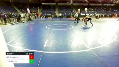 138 lbs Consi Of 16 #2 - Michael Brooks, Weymouth vs Tariku Soria, Reading