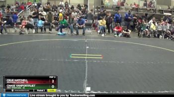 72 lbs Quarterfinal - Crue Hatchell, Southside Outlaws vs Chase VanPortfliet, ARES Wrestling