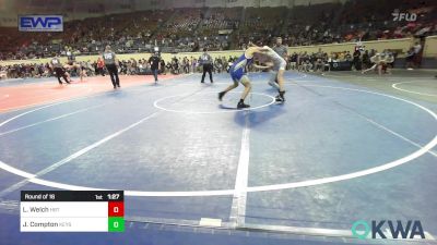 132 lbs Round Of 16 - Landyn Welch, HBT Grapplers vs Joshua Compton, Keystone Kids Wrestling Club