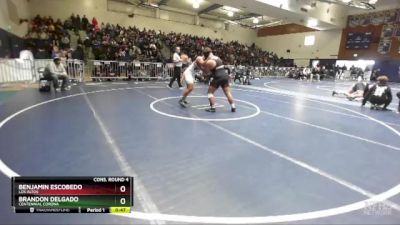 215 lbs Cons. Round 4 - Brandon Delgado, Centennial Corona vs Benjamin Escobedo, Los Altos