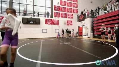 70-74 lbs Rr Rnd 1 - Remington Kincannon, Team Nomad vs Juliette Rosas, Piedmont