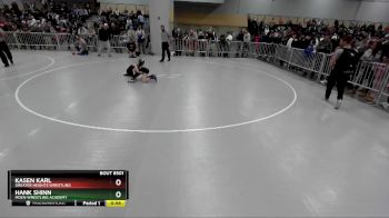 67 lbs Cons. Semi - Kasen Karl, Greater Heights Wrestling vs Hank Shinn, Moen Wrestling Academy