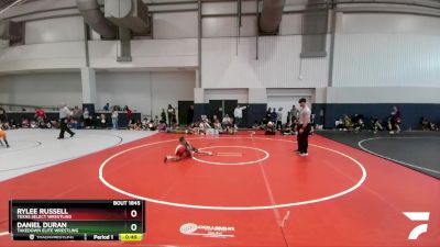 65 lbs Quarterfinal - Daniel Duran, Takedown Elite Wrestling vs Rylee Russell, Texas Select Wrestling