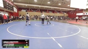 192 lbs Cons. Round 1 - Aaron Burger, Del Norte High School vs Jordan Christensen, San Marin High School