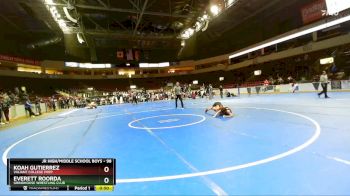 98 lbs 3rd Place Match - Koah Gutierrez, Valiant College Prep vs Everett Roorda, Grindhouse Wrestling Club