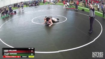 157 lbs Quarterfinal - Aden Williams, Legacy vs Tyler Shimano, Rancho