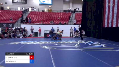 77 kg Cons 16 #1 - Johnathan Foster, Ironclad Wrestling Club vs Isaiah Kayee, Nevada