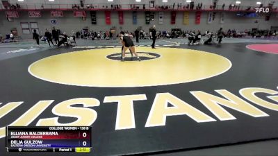 138 B 3rd Place Match - Elliana Balderrama, Joliet Junior College vs Delia Gulzow, Eastern Oregon University