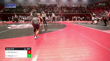 67 lbs Round Of 16 - Jackson Henderson, Owasso Takedown Club vs Brennon Roblyer, Broken Arrow Wrestling Club