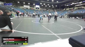 55 lbs Cons. Semi - Boston Brooks, Winfield vs Abbott Burton, WTC