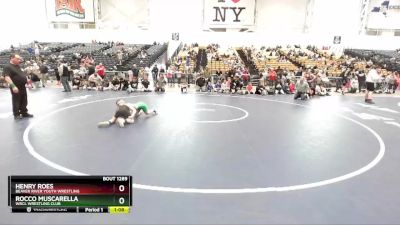 87 lbs Quarterfinal - Rocco Muscarella, WRCL Wrestling Club vs Henry Roes, Beaver River Youth Wrestling