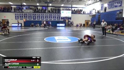 165 lbs Quarterfinal - Sam Szerlip, Chicago vs Allen Catour, Loras