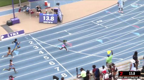 Youth Girls' 100m, Finals 8 - Age 10