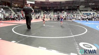 55 lbs Semifinal - Hank Deckard, Raw Wrestling Club vs Leonardo McClain, Verdigris Youth Wrestling