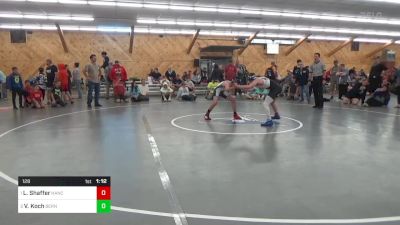 128 lbs Final - Landyn Shaffer, Hancock vs Van Koch, Bernville