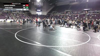 57 lbs Cons. Semis - Ryan Dunn, Ridge Wrestling Club vs Jarrod Romero, La Gente Wrestling Club