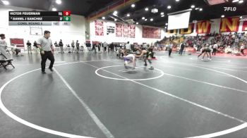 144 lbs Cons. Round 5 - Daniel J Sanchez, Santa Fe vs Victor Feuerman, Valenicia (Santa Clarita)