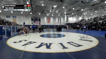 130 lbs Champ. Round 3 - Mia Hester, El Dorado vs Alyssa Franco, San Dimas