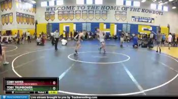 125 lbs Cons. Round 3 - Coby Hayes, Riverdale Raiders Youth Wrestl vs Toby Trumbower, Grappling House Wrestling