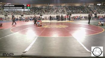 133 lbs Round Of 16 - Jaycie Hester, Yukon MS Girls vs Elleaha Krueger-Benjamin, Lawton IKE