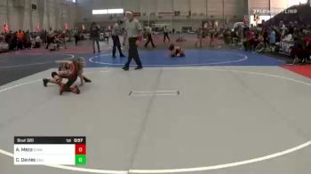 74 lbs Consi Of 8 #2 - Aaron Meza, Sunkist Kids / Monster Garage vs Carson Davies, California Grapplers