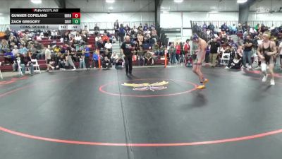 120 lbs Cons. Round 2 - Zach Gregory, South vs Gunner Copeland, Burns/Pine Bluffs