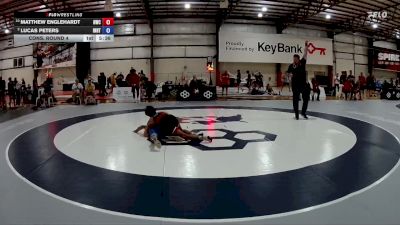 63 kg Cons. Round 4 - Matthew Englehardt, Hilltopper Wrestling Club vs Lucas Peters, Indiana RTC