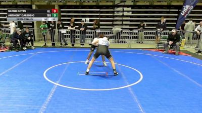 128 lbs Semifinal - Glenn Gotts, All I See Is Gold Academy vs Anthony Dalessio, Triumph Trained