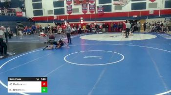 172 lbs Semifinal - Charles Perkins, Valley vs Elijah Brown, Belle Vernon