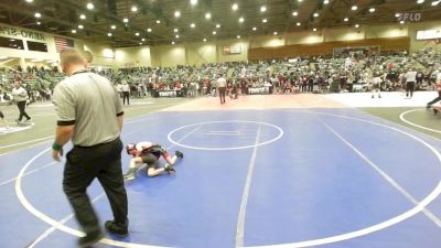 46 lbs Round Of 16 - Xavier Almaguer, Victory Wrestling vs Kayden Velasquez, Willits Grappling Pack