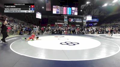 135 lbs Cons. Rd Of 32 - Lilly White, IL vs Sofia Hoegemeyer, NE