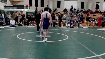 132 lbs Consi Of 8 #1 - Iain Lindvall, Middleborough vs Maxwell Porter, Plymouth North